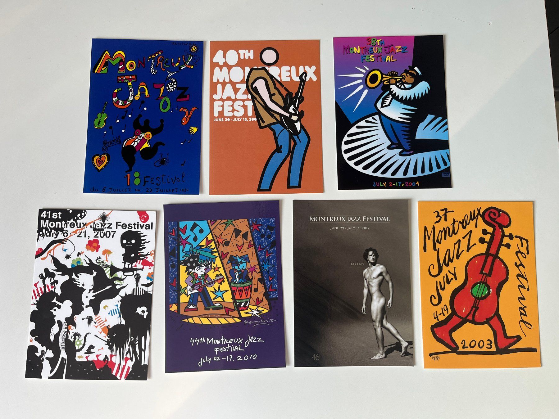 Cartoline postali: Postkarten Ansichtskarten Jazz Montreux – Usato da Unterkulm venduto da esco