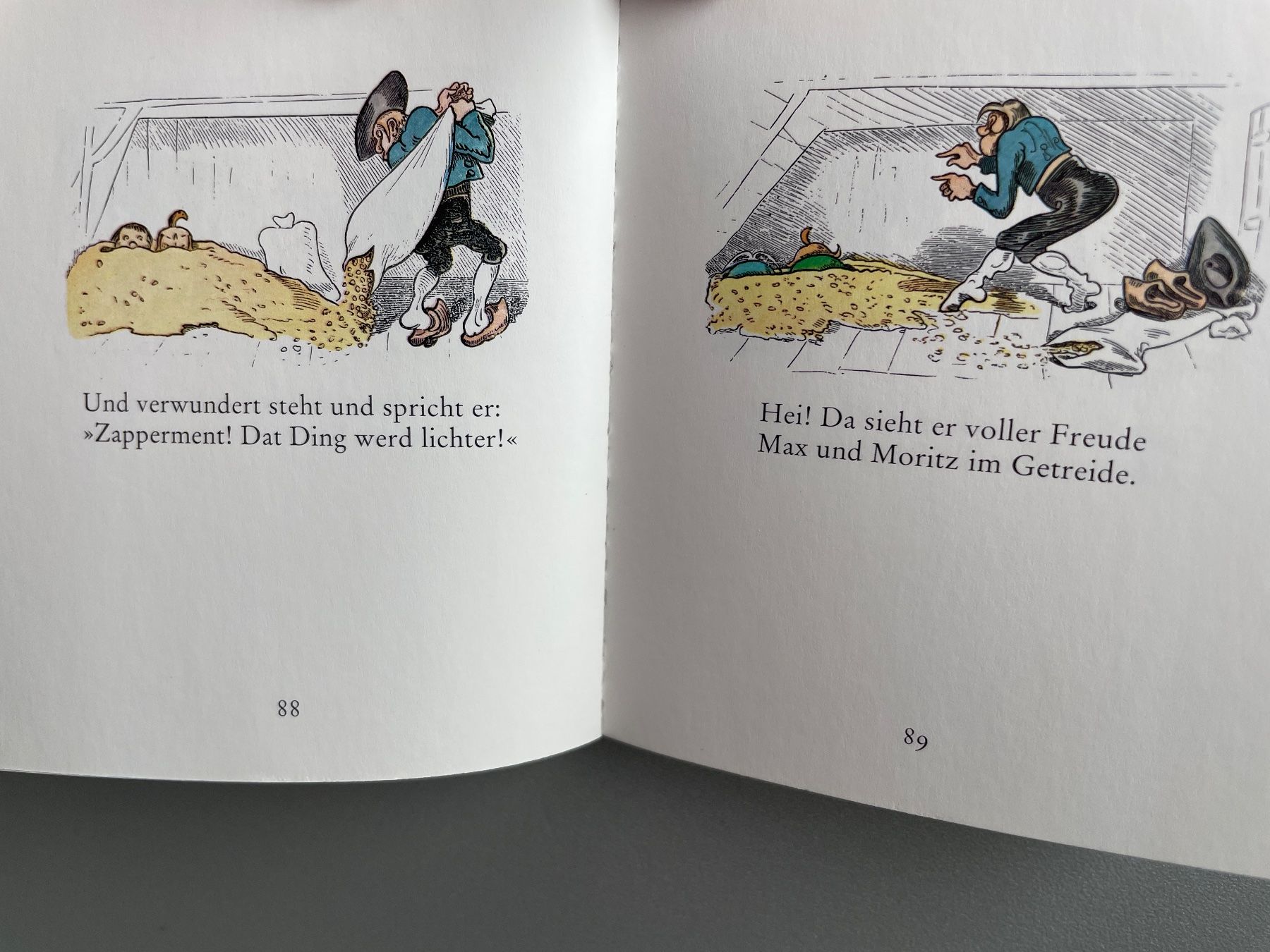 Libri: Mini Buch Max und Moritz, sieben Streiche von Wilhelm Busch – Usato da Füllinsdorf venduto da bienli 8