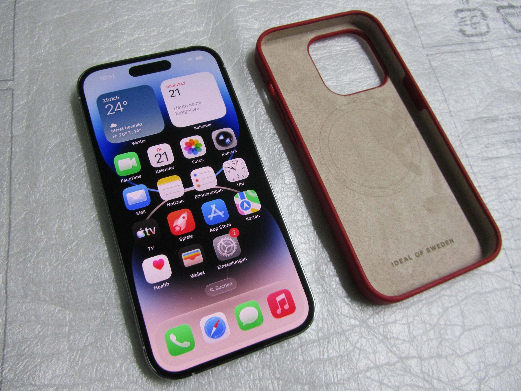 Apple Handys / Smartphones: Apple iPhone 14 Pro 128GB Silber – Gebraucht aus moosseedorf von RTN10
