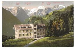 Braunwald ob Lintthal GL Hotel Pension Niederschlacht  1923