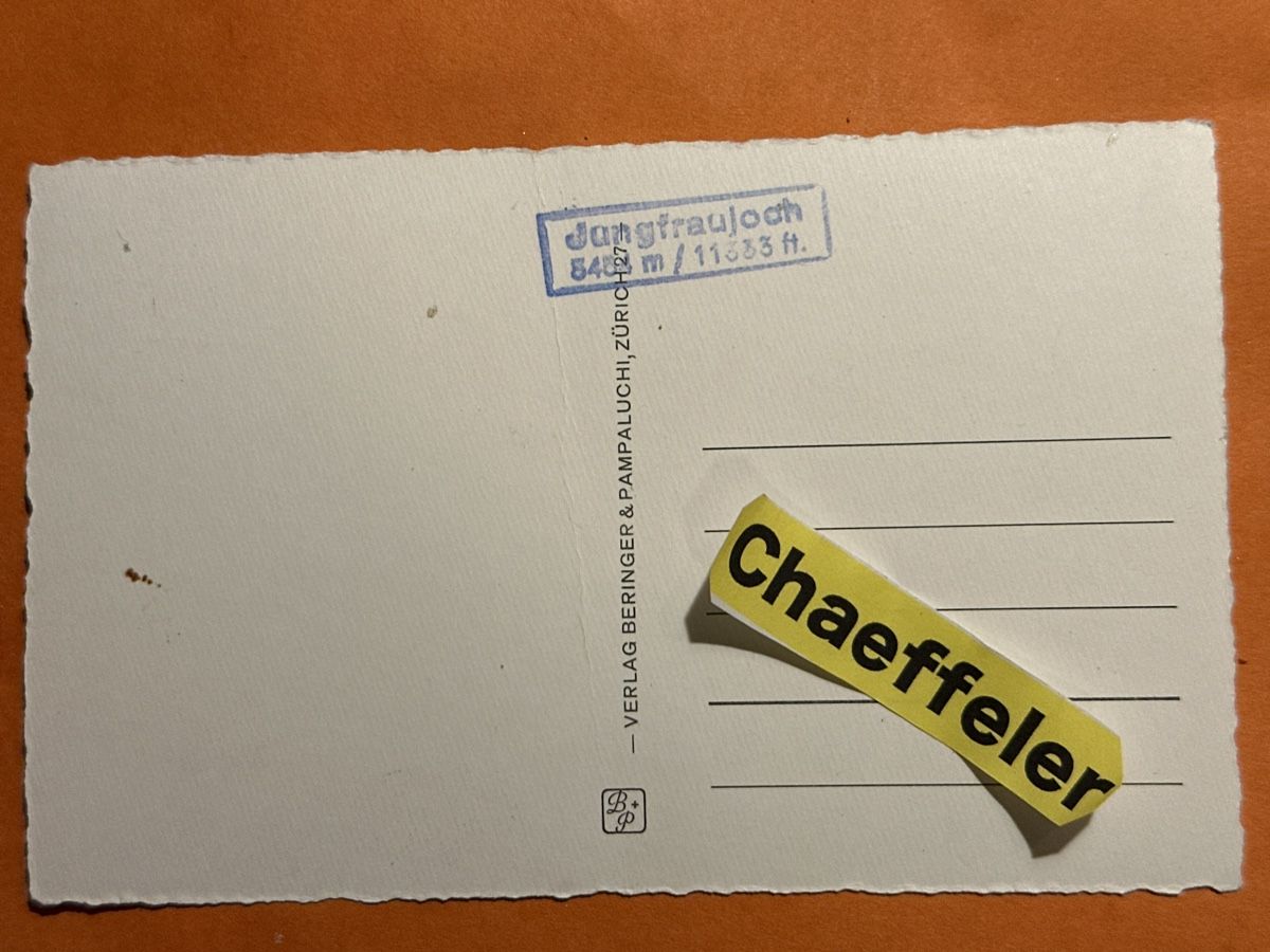 Cartoline postali: Alte Ansichtskarte Jungfraujoch, mit, Berghaus – Difettoso da Zürich venduto da Chaeffeler 1