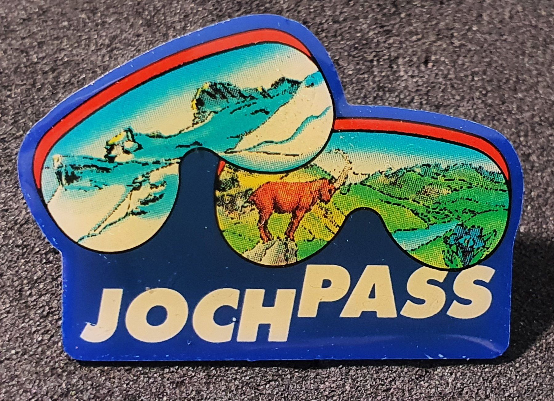 Placchette & Badge: CC847 - Pin Jochpass Steinbock Ski-Brille – Usato da Reinach BL venduto da Boston-Verkauf