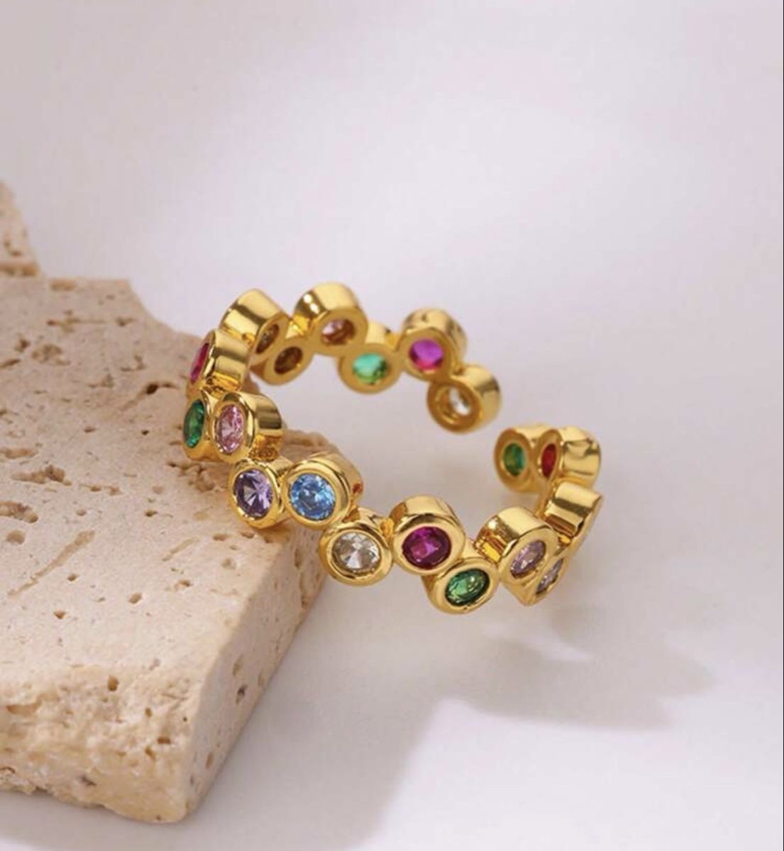 Anelli: Bague plaqué OR 18K – Nuovo e nell'imballaggio originale da Châtel-St-Denis venduto da Montclair_Swiss