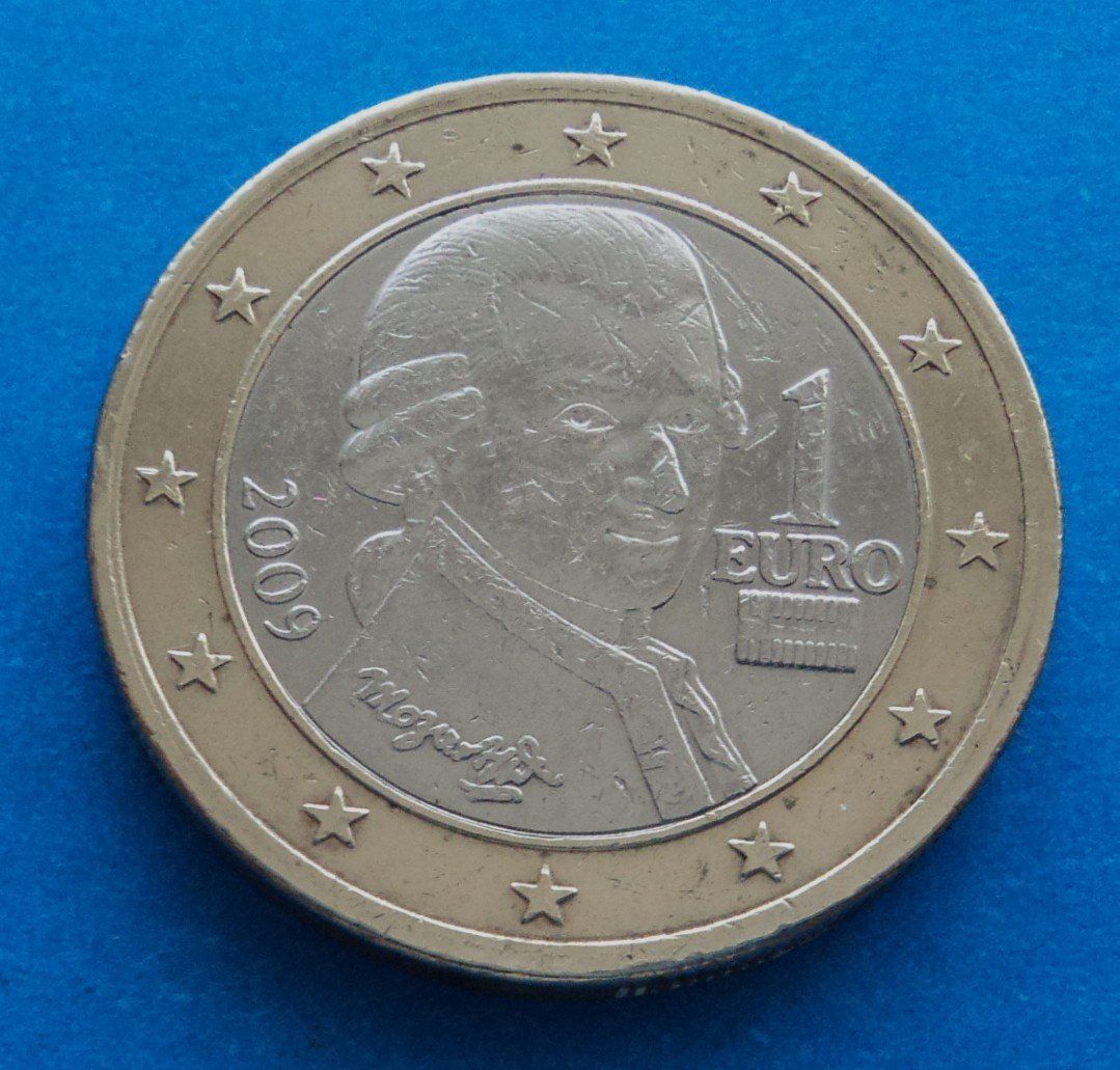 Alle Münzen: Österreich: 1 Euro 2009, SS. – Gebraucht aus Basel von maripas17