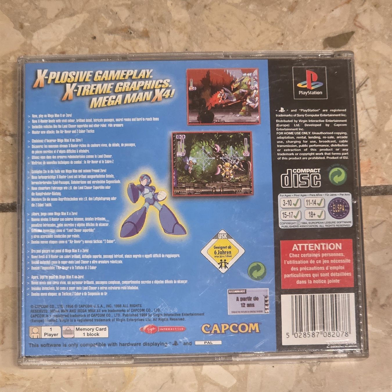 Sony Jeux: Mega Man X4  – D'occasion à Oron-la-Ville par Exacash 1