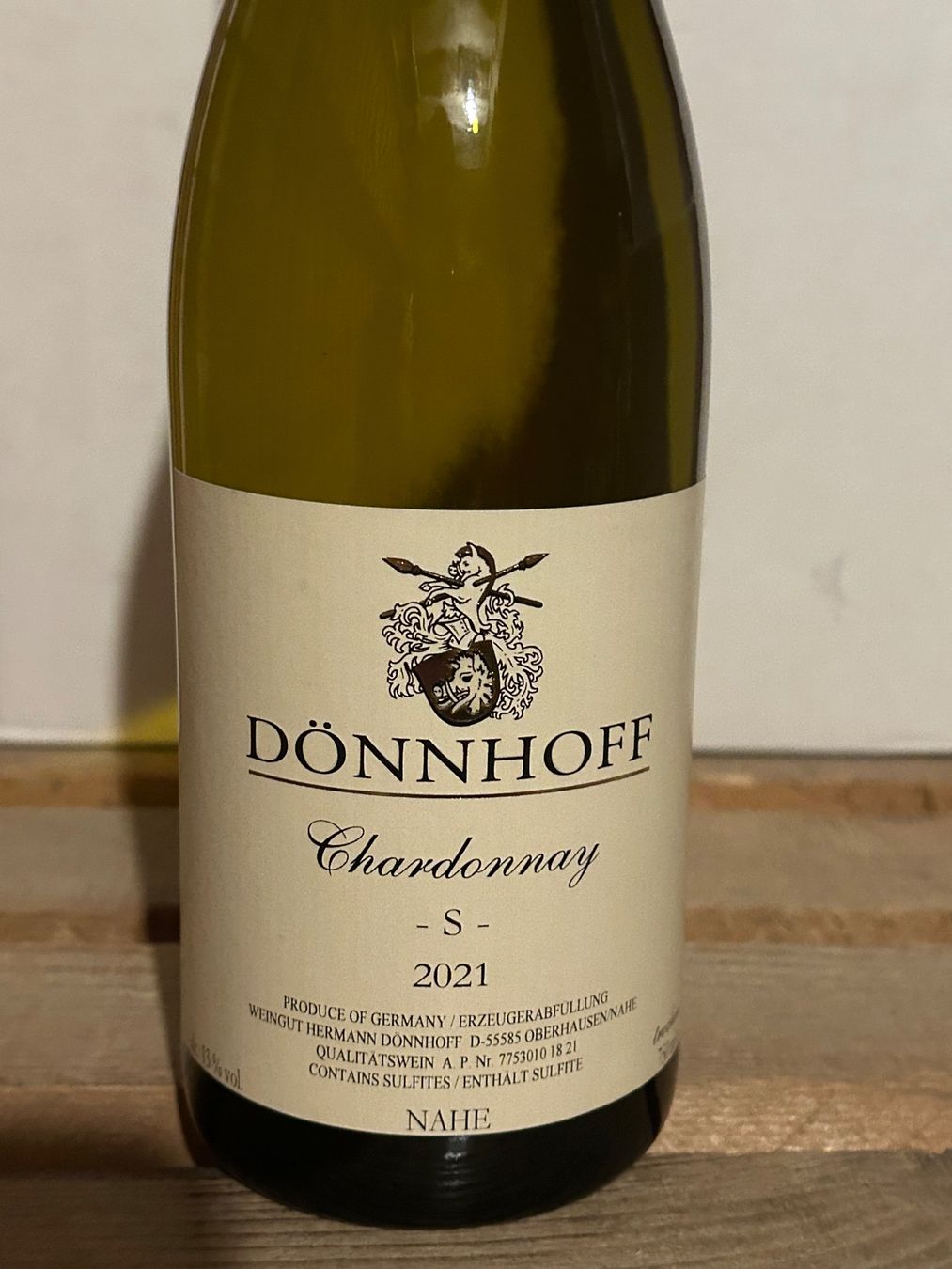 Wein: DÖNNHOFF Chardonnay -S- 2021 Nahe – Neu (gemäss Beschreibung) aus Roche VD von avediscipule 1