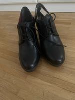 Schwarze Tamaris Schnürschuhe Gr. 38 Absatzschuhe