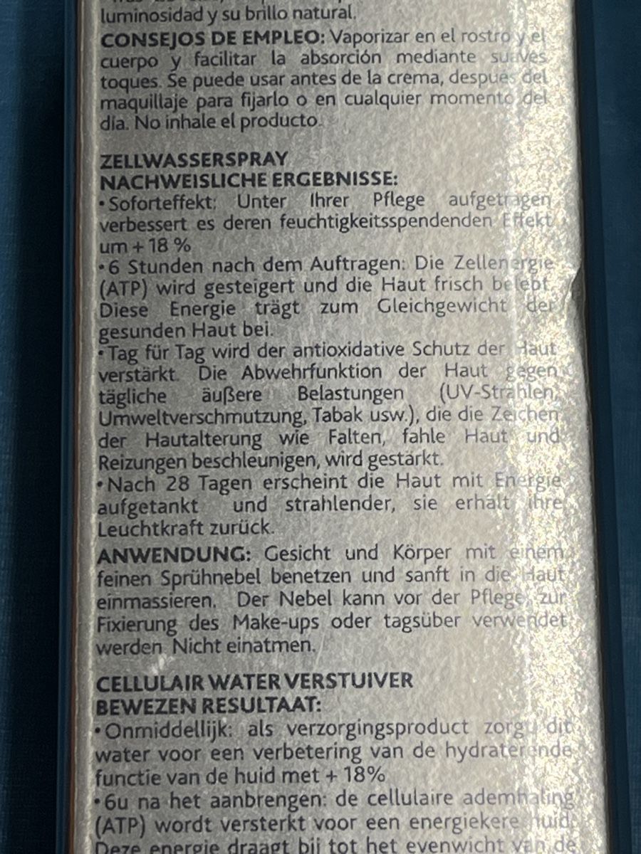 Cura del viso: Institut Esthederm Eau Cellulaire Brume, neu/originalverp. – Nuovo e nell'imballaggio originale da Niederglatt ZH venduto da karinso 5