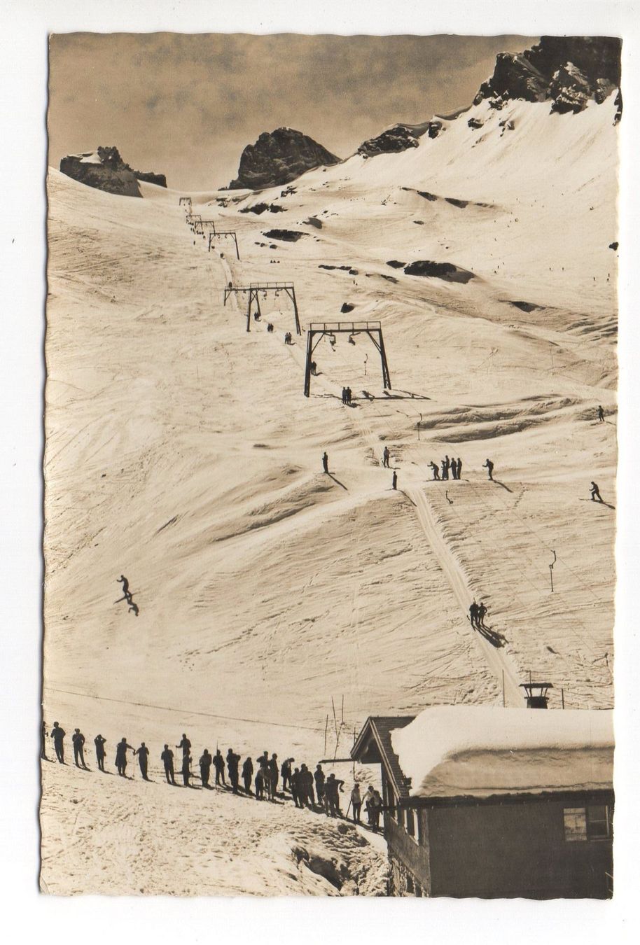 Cartoline postali: ENGELBERG Skilift Trübsee-Jochpass – Nuovo (secondo la descrizione) da Jona venduto da philajona