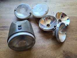 Lampe Piaggio mit Ersatzteilen