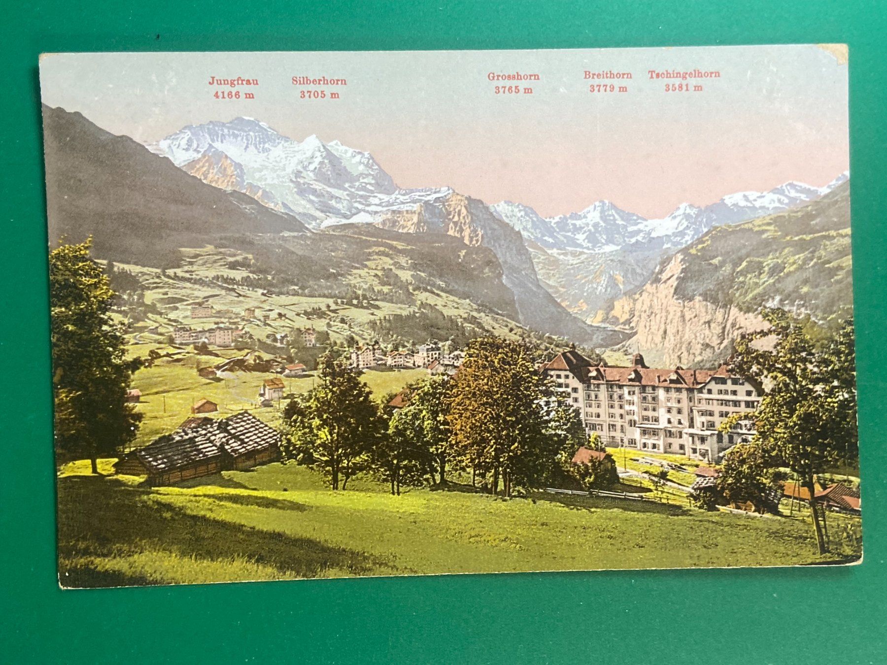 Ansichtskarten: Wengen – Gebraucht aus Steg VS von _vinci_