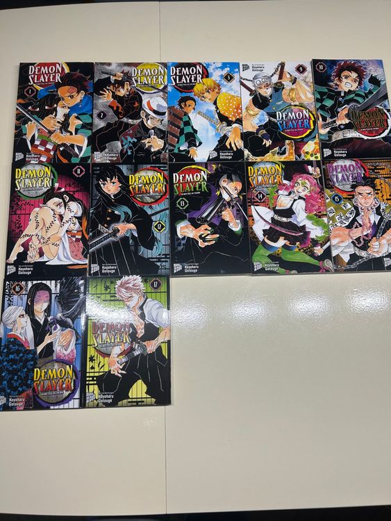 Fumetti: Demon Slayer Manga Band 1-3 und 9-17 – Nuovo (secondo la descrizione) da Bern venduto da ger_prj8