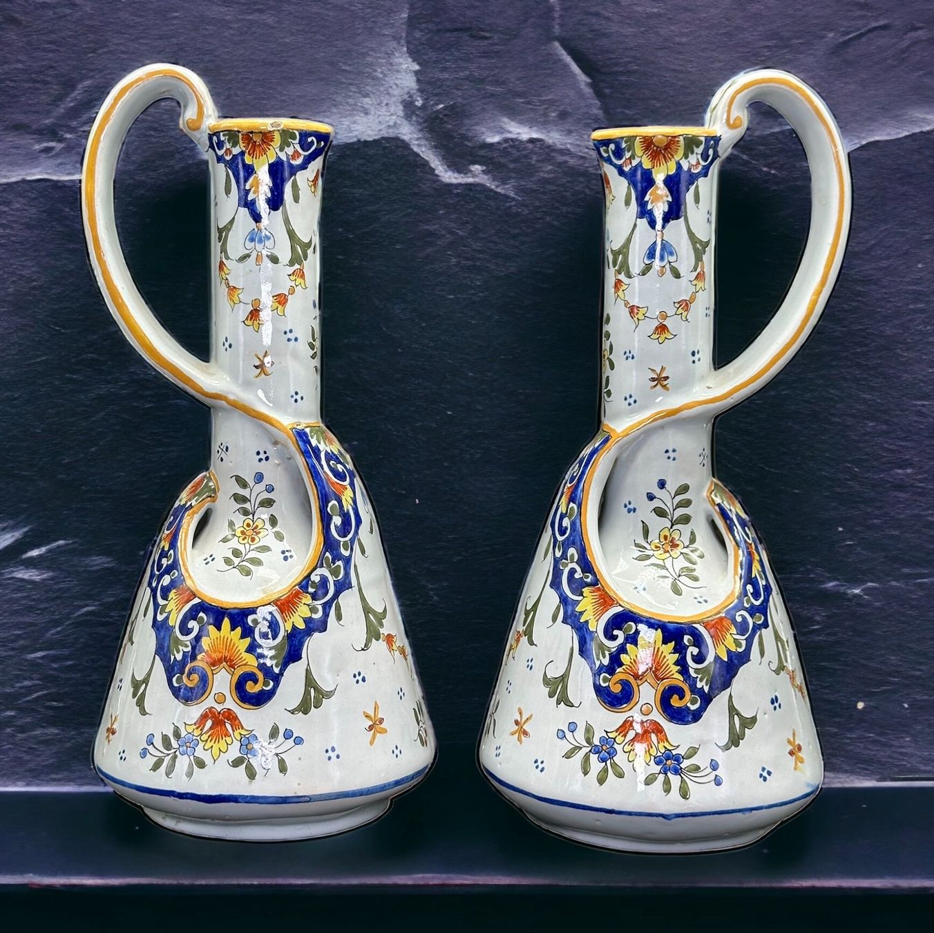 Vasi & Recipienti: Paire de vases en faïence de DESVRES – Usato da Morges venduto da 1tiquaire