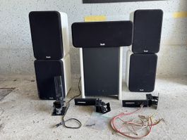 Teufel 5.1 Soundsystem Konsole mit Wandhalterung inkl. Kabel