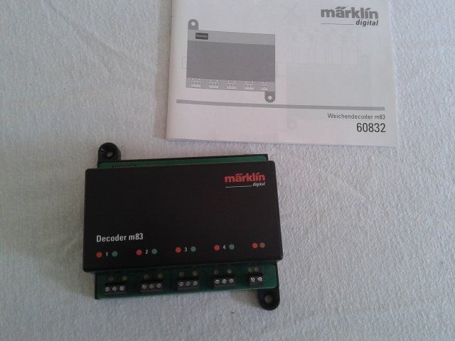 Märklin 60832 Weichen- Signal Decoder m 83 Mfx (Neu (gemäss ...
