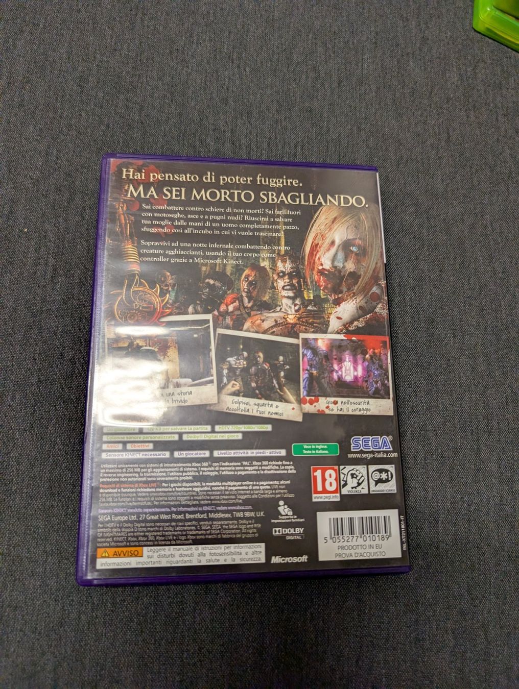 Giochi: Rise of nightmares Microsoft Xbox 360 – Usato da Giubiasco venduto da Ticinerd 1