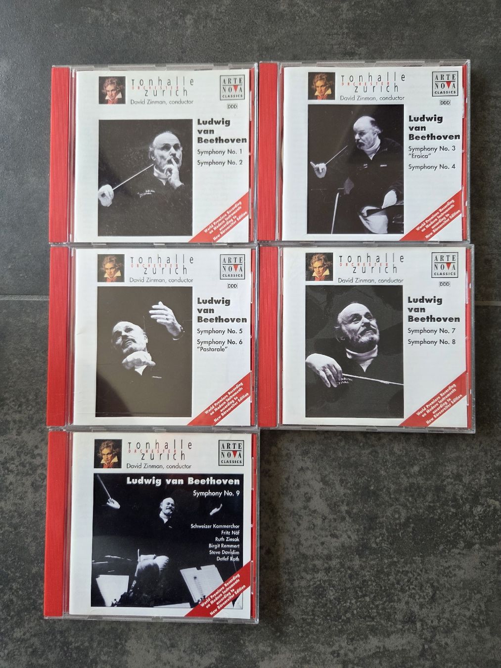 CD: Ludwig van Beethoven Symphony 1-9 – Usato da Jaberg venduto da rjdtwo