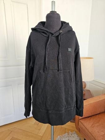 Acne Studios Ferris Face Hoodie Schwarz Gr. S