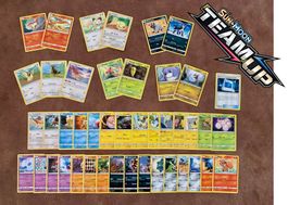 44 Pokémon Cards ENG - SUN & MOON / TEAM UP – EXC