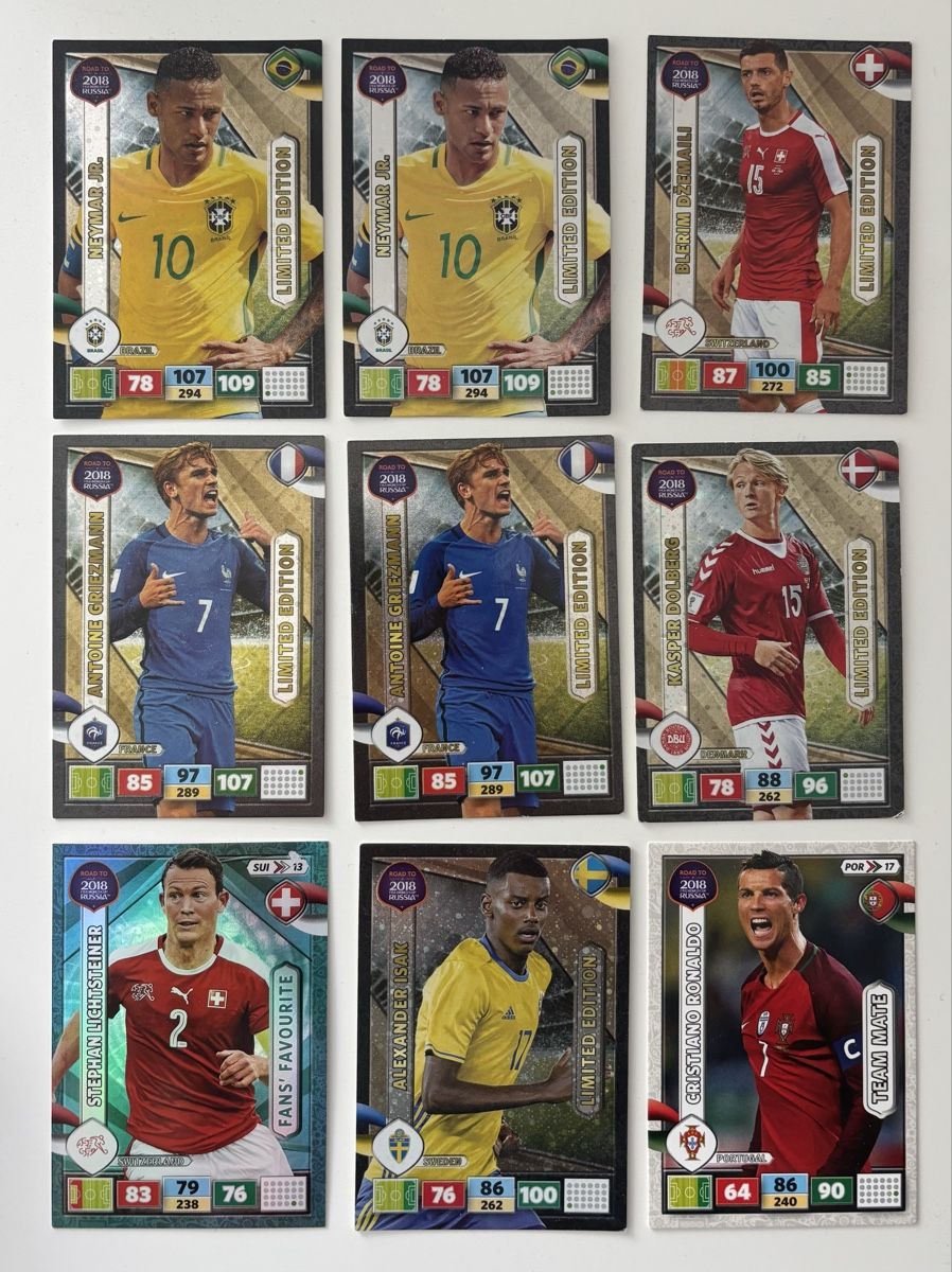 Panini Sammelbilder & Trading cards: Panini Adrenalyn XL WM 2018 – Gebraucht aus Meilen von rr0