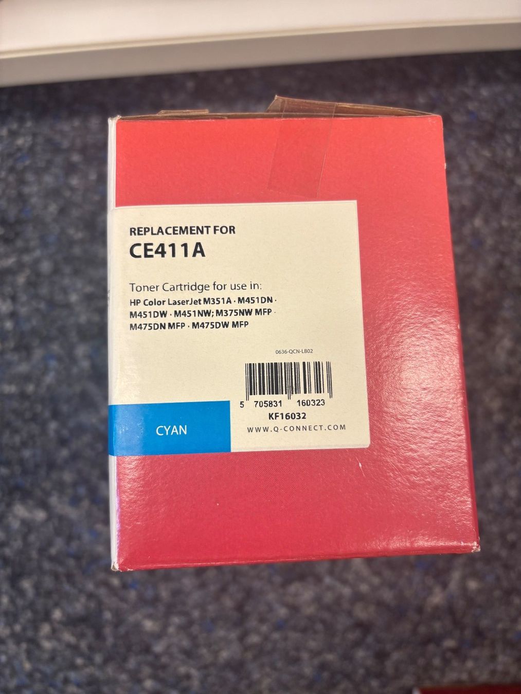 Druckerpatronen & Toner: Q-Connect Toner CE411A Cyan NEU – Neu und originalverpackt aus Aarau von ric_j2fq 1
