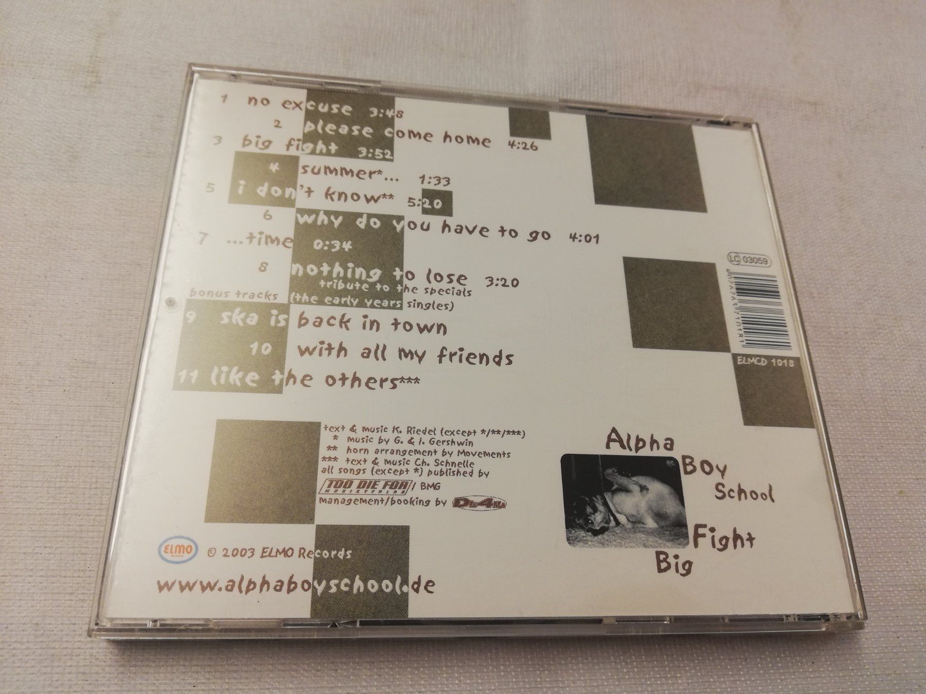 CDs: ALPHA BPY SCHOOL - BIG FIGHT – Gebraucht aus Bern von Vinylsound.ch 1