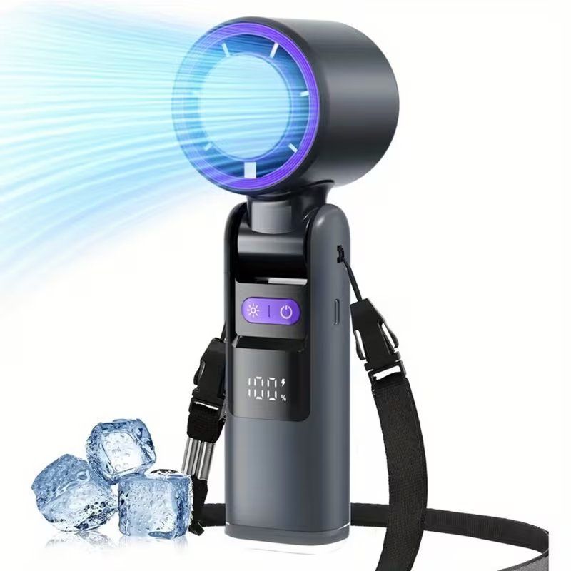 Ventilatori: Handventilator mit Akku, grau – Nuovo e nell'imballaggio originale da Niederrohrdorf venduto da pwNRD