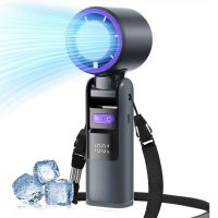 Handventilator mit Akku, grau