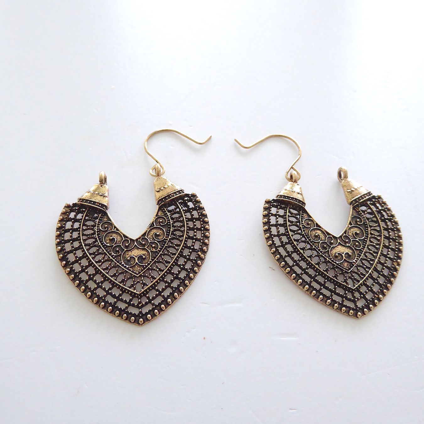 Ohrringe & -stecker: Ohrringe - Ethno Stil - orientalisch - goldig - Modeschmuck – Neu (gemäss Beschreibung) aus Basel von Kunterbunt12
