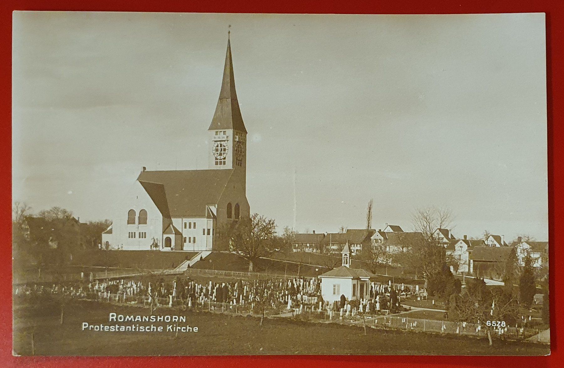 Cartoline postali: Romanshorn - Protestantische Kirche – Usato da Kreuzlingen venduto da Rschweiz1