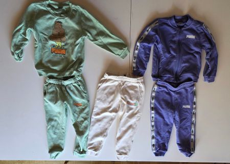 Lot de 5 habits Puma taille 98-104 (3-4 ans)