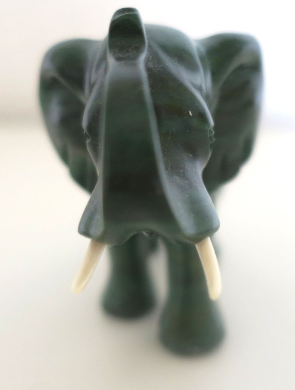 Statuette: Grosse Verdit Figur Elefant Halbedelstein – Usato da Staad SG venduto da 4bu4 2