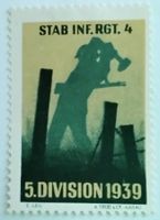 Soldatenmarke 2.WK, Stab Infantrie Regiment 4, Wi Inf 61