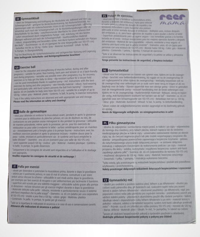 Palloni: REER MAMA Gymnastikball | Ø 65 cm – Nuovo (secondo la descrizione) da Wangen b. Olten venduto da Restwert_Wangen 4