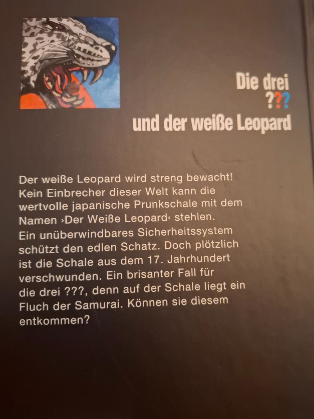 Livres: Die drei ??? - Der weisse Leopard – Neuf (Voir description) à Wolhusen par Pindha05 1