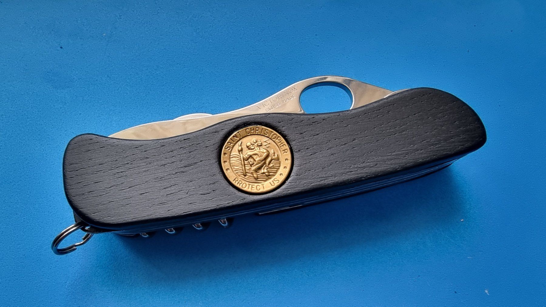 Victorinox Coltelli tascabile: VICTORINOX MESSER MIT HEILIGER CHRISTOPHERUS NEU! – Nuovo (secondo la descrizione) da Chur venduto da Victorinoxli