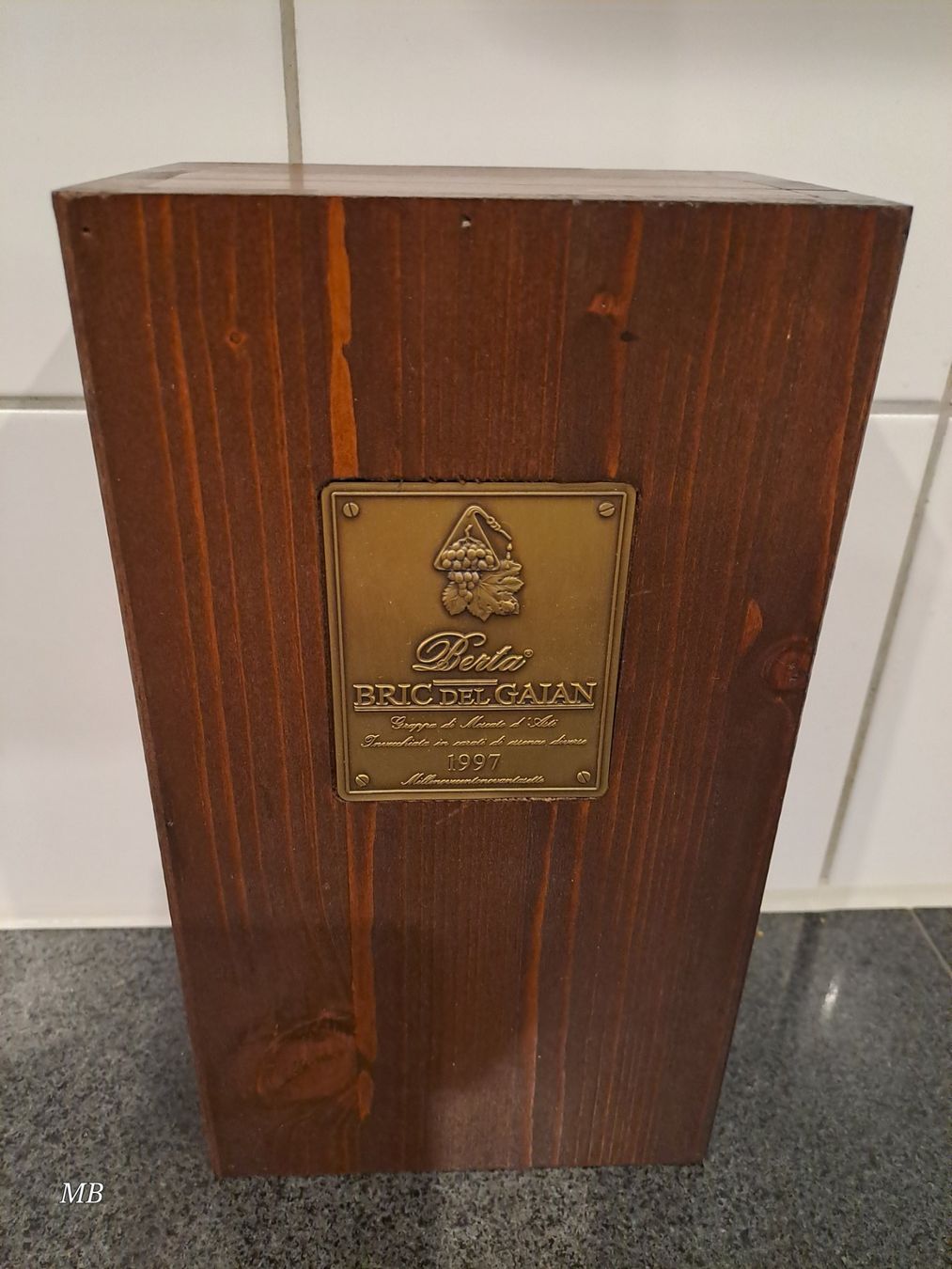 Berta Spirituosen: Berta Grappa BRICDELGAIAN 1997 mit OHK – Neu und originalverpackt aus Elsau von Kellerraeumung 8