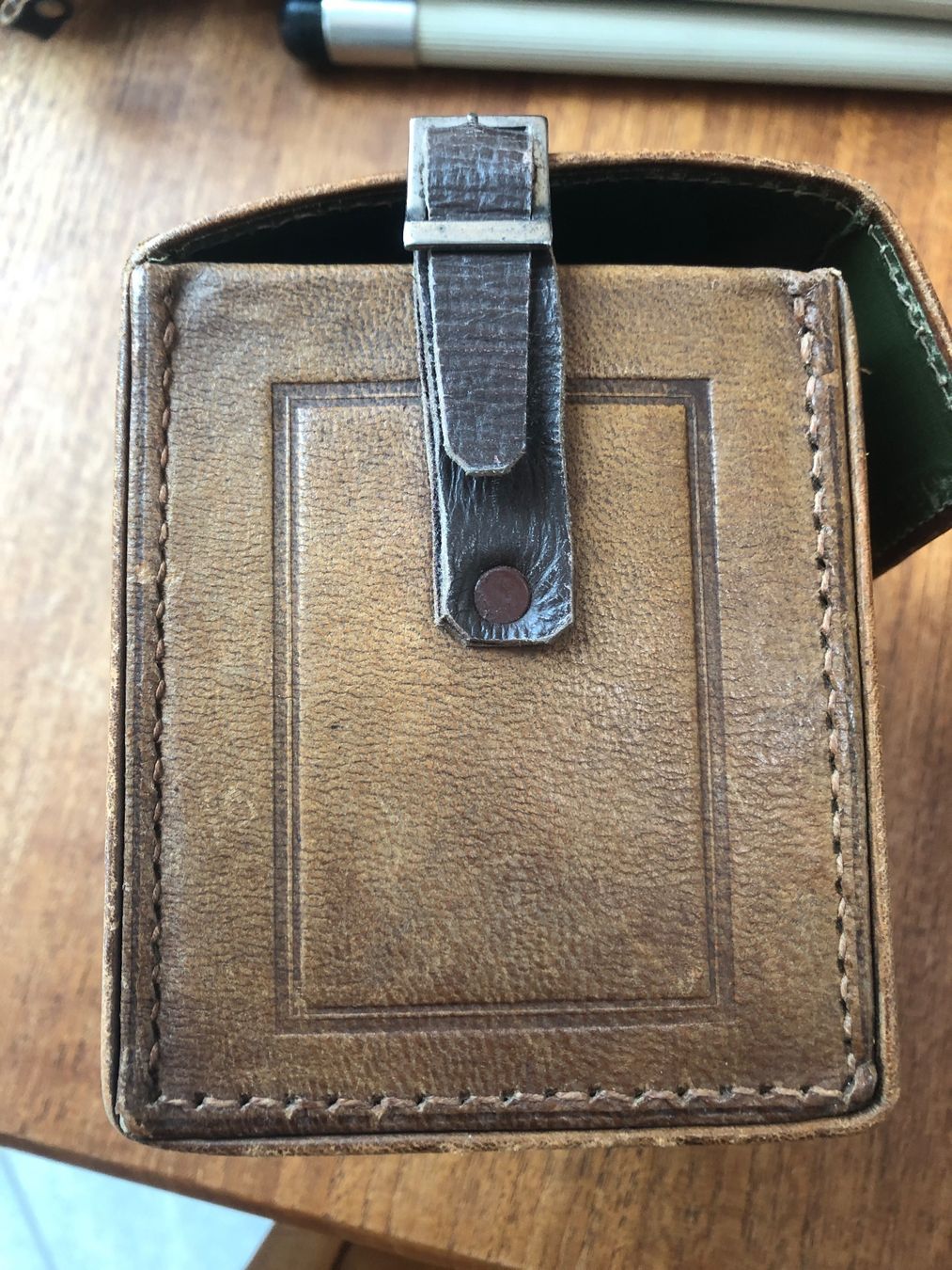 Borse: Agfa Box 45 Kamera Ledertasche mit Anleitung – Usato da Arlesheim venduto da leyRum4.5 2