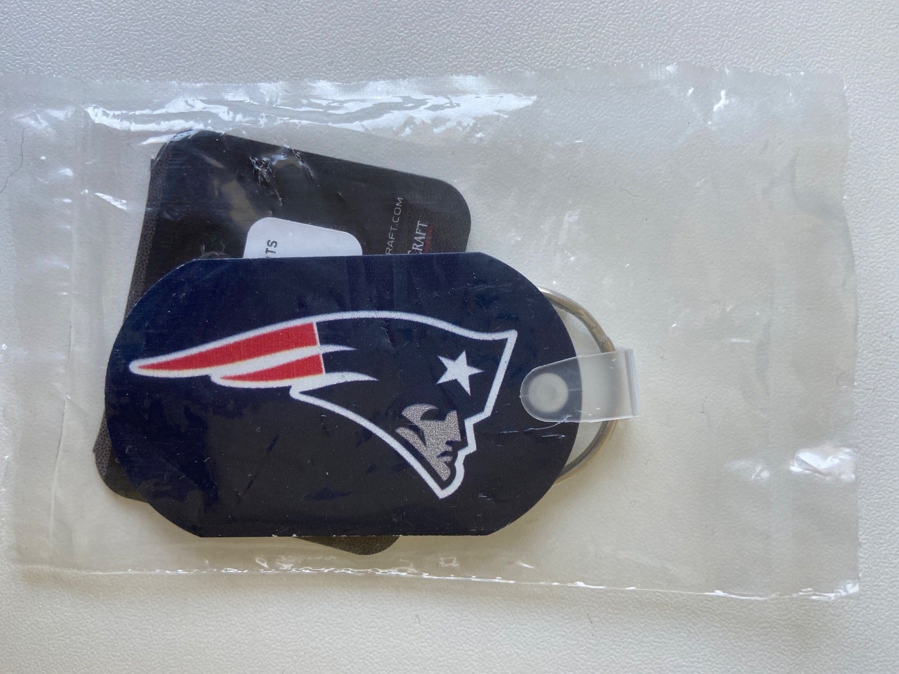 Portachiavi: New England Patriots Schlüsselanhänger – Nuovo e nell'imballaggio originale da Muttenz venduto da US_Sport_Schweiz