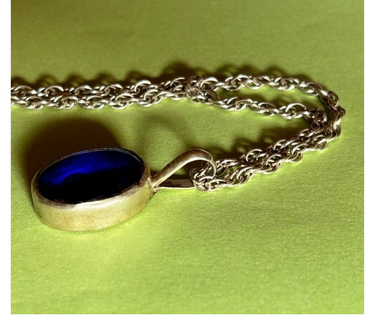 Catenine: Silberkette oval BLAU – Usato da Dittingen venduto da Bellevista 7