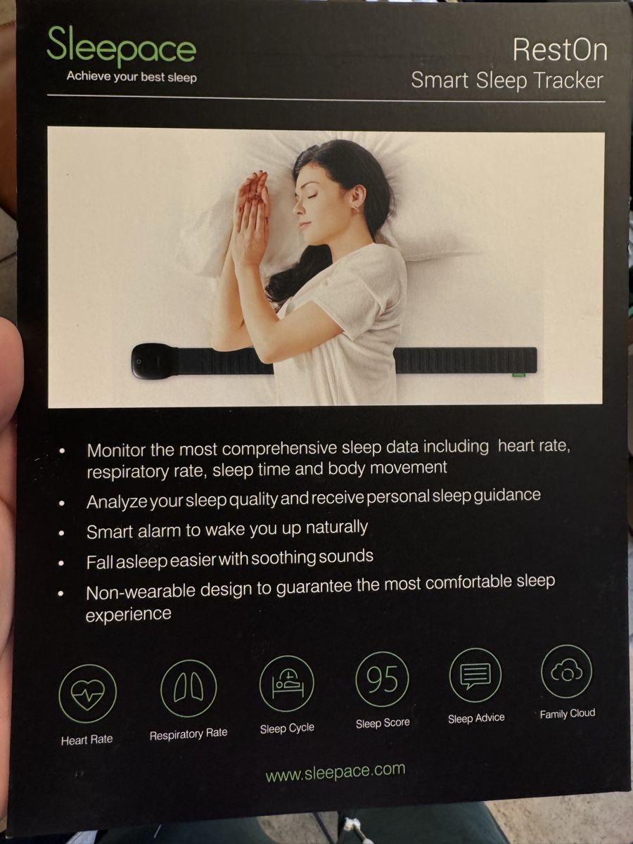 Attrezzature mediche: Sleeppace RestOn Smart Sleep Tracker - New in Box! – Nuovo e nell'imballaggio originale da Seuzach venduto da Wolf936 4