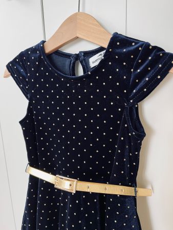 Elegantes Kleid 116, Hamton Republic 27, Marineblau, Kleid