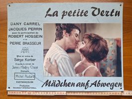 Kino Film, zwei Reklamen "Mädchen auf Abwegen" Erotik