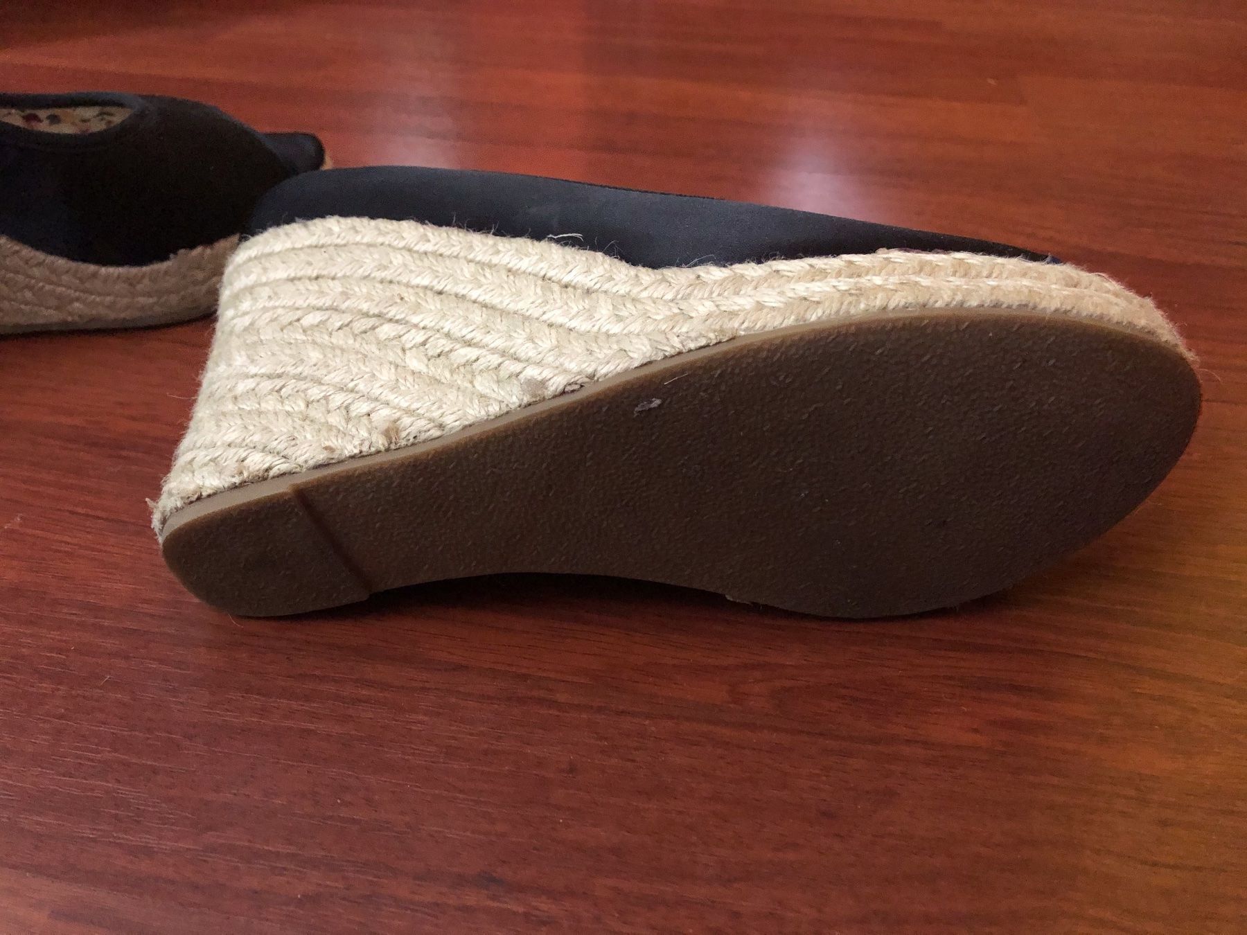 Damenschuhe: Espadrilles aus Stoff schwarz – Neu (gemäss Beschreibung) aus Unterseen von amj_zz7j 2