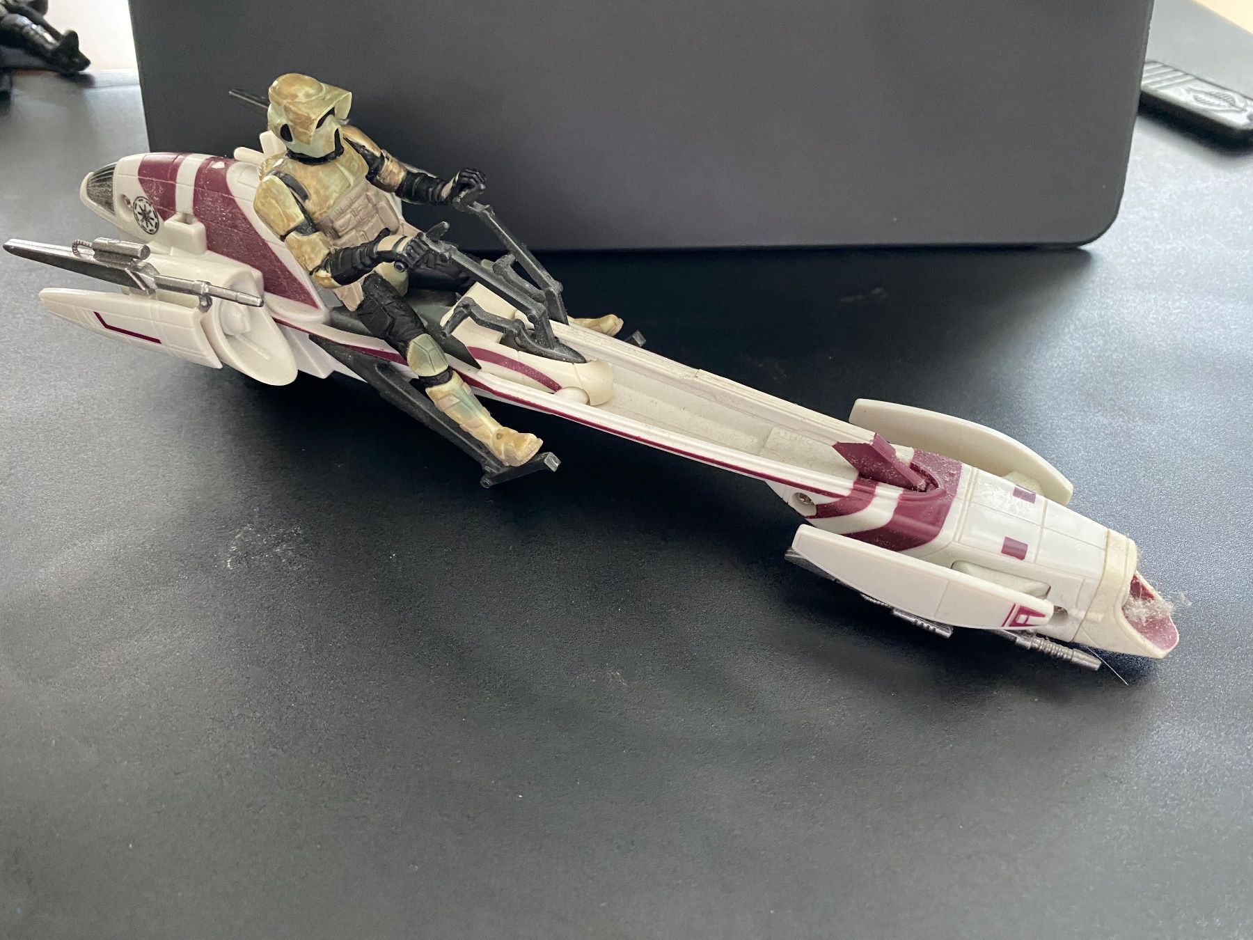 Star Wars Giocattoli: Kashyyyk Scout Trooper with Speeder – Usato da Zürich venduto da Yves_lk
