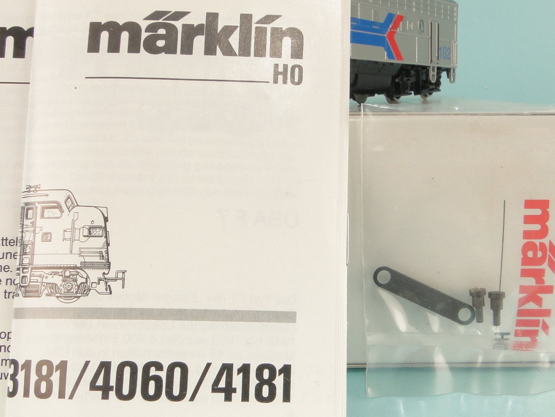 Märklin Modellini di ferrovie: Märklin 4181/3181 Amtrak F7 – Usato da Bülach venduto da cann11 3