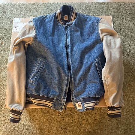 Carhartt WIP Vintage Denim Bomber Jacket