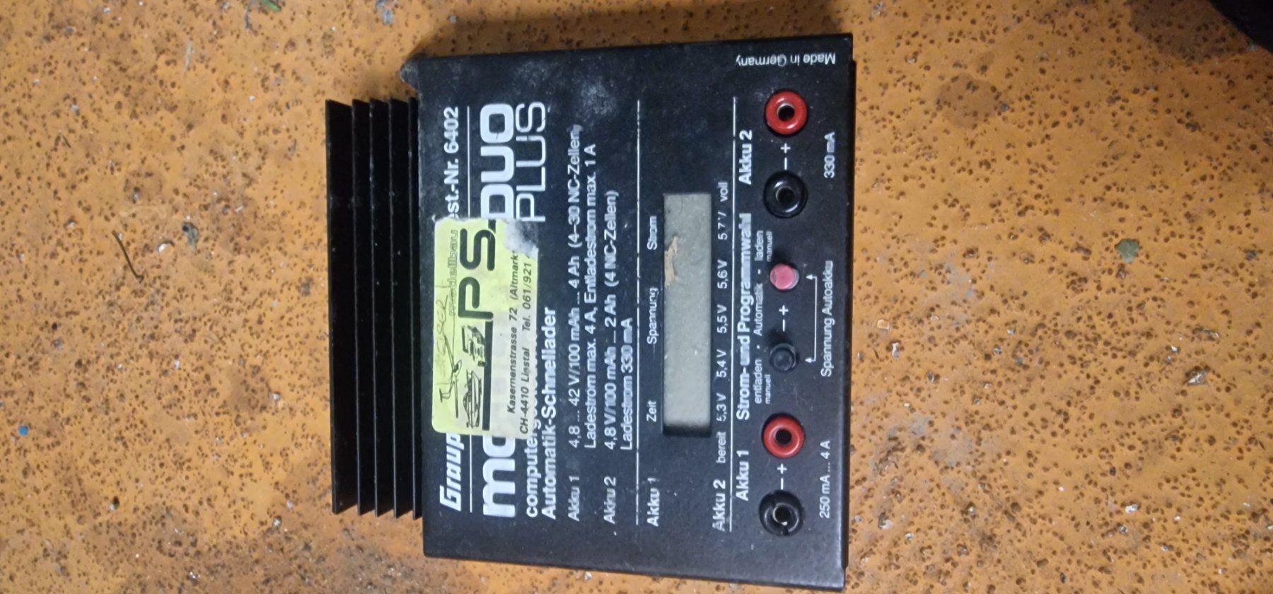 Graupner Batterie, Caricabatterie & Alimentatori: Rc ladegerät – Difettoso da büetigen venduto da sonomic