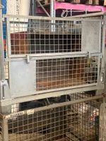 Gitterbox zusammenlegbar mit abklappbarem Seitenteil