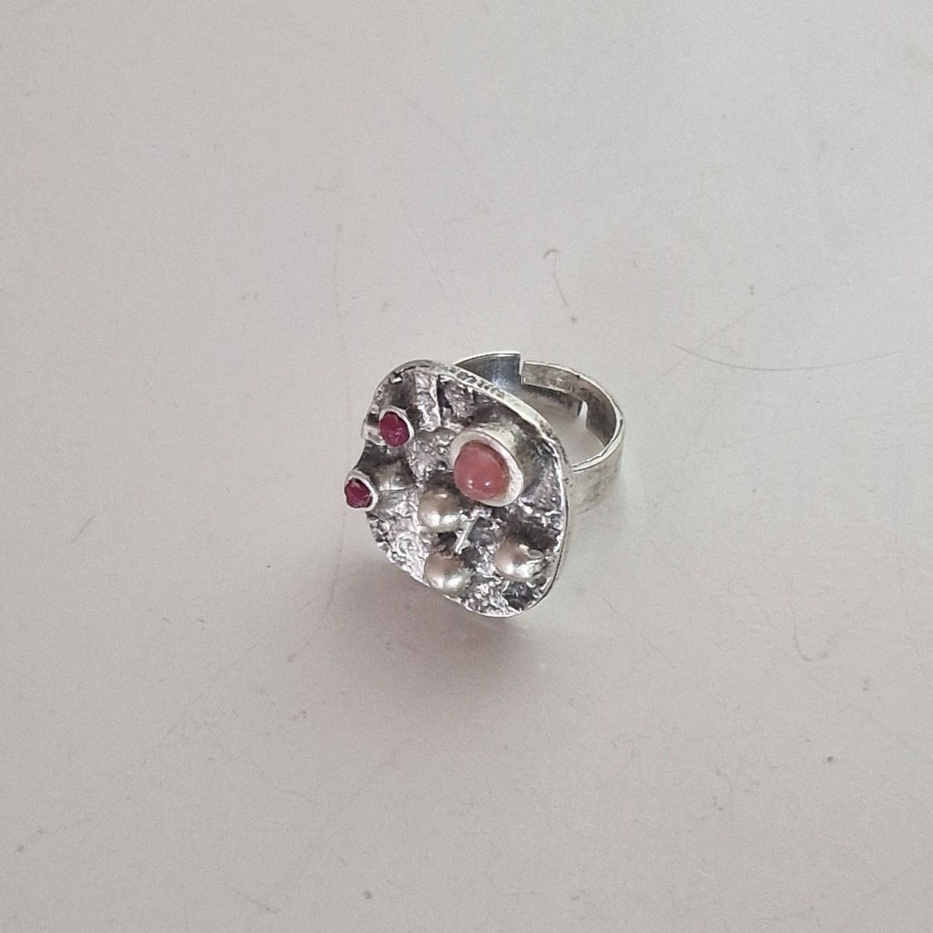Anelli: Silberring Rubin Mondstein Unikat – Usato da Birr venduto da sen_8djr
